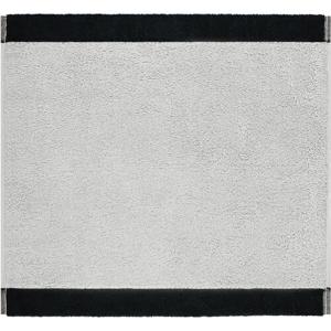 Cawö Cawo Lifestyle Splash Doubleface 7071 Gezichtsdoekje 30x30 platin/schwarz