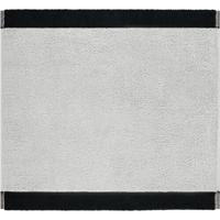 Cawö Cawo Lifestyle Splash Doubleface 7071 Gezichtsdoekje 30x30 platin/schwarz