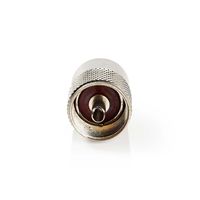 Nedis PL259-Connector | Male | Soldeer | 7.0 mm | Zilver | 25 Stuks | 1 stuks - CSVC43904ME CSVC43904ME - thumbnail