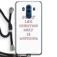 Christian Grey: Huawei Mate 10 Pro Transparant Hoesje met koord