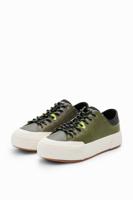 Sneakers met plateauzool en studs - GREEN - 39