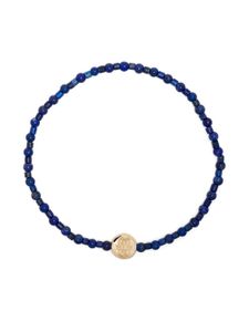 LUIS MORAIS bracelet Good Luck en or 14ct - Bleu