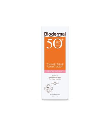 Zonnecreme gezicht gevoelige huid SPF50+