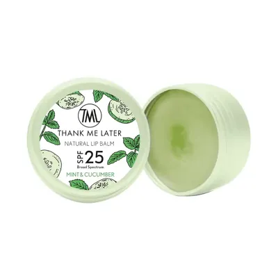 Thank me Later Mint Cucumber Lip Balm SPF25