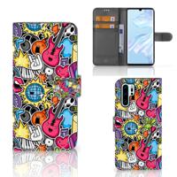 Huawei P30 Pro | Wallet Case | met Pasjes | Punk Rock