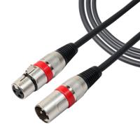 3m 3-pins XLR Male naar XLR Female MIC afgeschermd snoer microfoon Audio