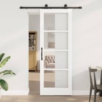 Schuifdeur met Hardware Set 'ORKDAL'Wit 78x211 cm