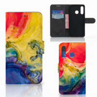 Hoesje Huawei P30 Lite (2020) Watercolor Dark