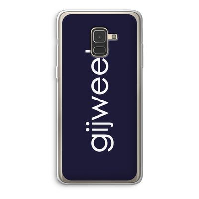 Gijweet: Samsung Galaxy A8 (2018) Transparant Hoesje