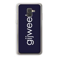 Gijweet: Samsung Galaxy A8 (2018) Transparant Hoesje