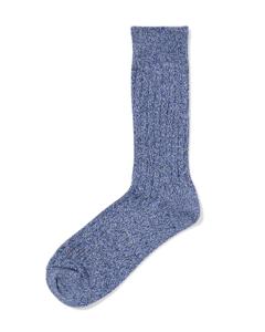 HEMA Herensokken Rib Donkerblauw (donkerblauw)