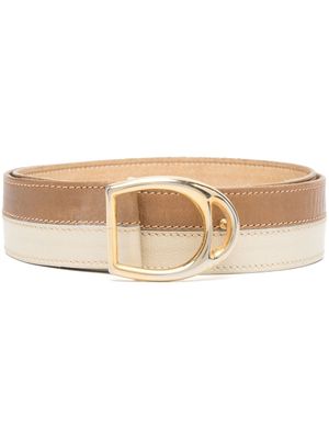 Gucci Pre-Owned ceinture à design patchwork (années 1970) - Tons neutres