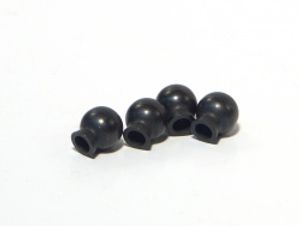 Ball 6.8x7.3x3mm (black/4pcs)