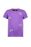 B.Nosy Meisjes t-shirt - Vivianne - Paars - thumbnail