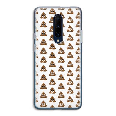Poop emoji: OnePlus 7 Pro Transparant Hoesje