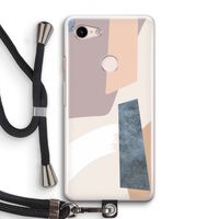 Luca: Pixel 3 Transparant Hoesje met koord
