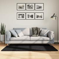 VidaXL Vloerkleed oviedo laagpolig 80x150 cm zwart