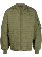 Y-3 veste bomber à design matelassé - Vert - thumbnail