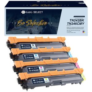 G&G Toner vervangt Brother TN-242BK/TN-246CMY Compatibel Combipack Zwart, Cyaan, Magenta, Geel TN-242BK/TN-246C/TN-246M/TN-246Y GS-B242-4P