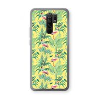 Flamingo party: Xiaomi Redmi 9 Transparant Hoesje