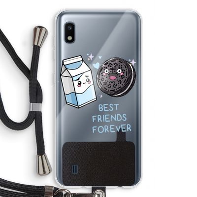 Best Friend Forever: Samsung Galaxy A10 Transparant Hoesje met koord