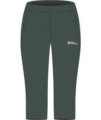 Jack wolfskin Hikeout Capri Dames Slate Green 40 R