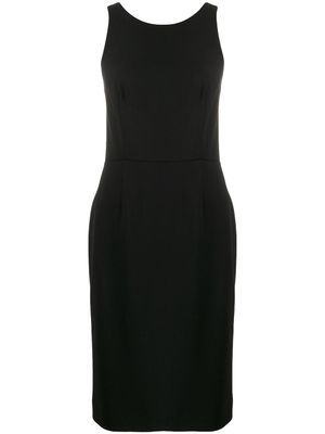 Givenchy robe droite à détail découvert au dos - Noir