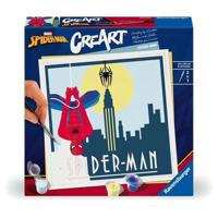 CreArt 20x20 cm Spider Man, Tempo libero creativo, 23891, Ravensburger