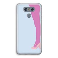 Pink panty: LG G6 Transparant Hoesje