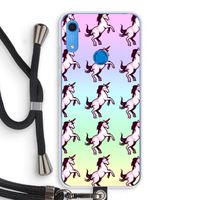 Musketon Unicorn: Huawei Y6s Transparant Hoesje met koord