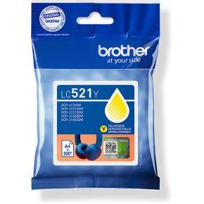 Brother LC521Y inktcartridge 1 stuk(s) Origineel Geel