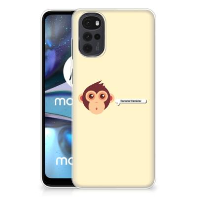 Motorola Moto G22 Telefoonhoesje met Naam Monkey Motorola Moto G22 Telefoonhoesje met Naam Monkey
