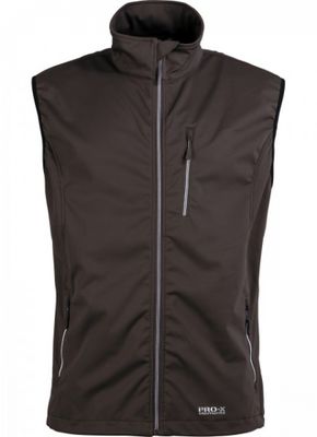 Pro-X Elements softshellvest Mateo heren polyester antraciet Pro-X Elements softshellvest Mateo heren polyester antraciet