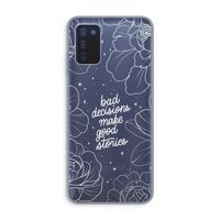 Good stories: Samsung Galaxy A03s Transparant Hoesje