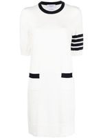 Thom Browne robe courte à motif Hector - Blanc - thumbnail