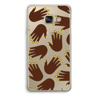 Hands dark: Samsung A3 (2017) Transparant Hoesje Hands dark: Samsung A3 (2017) Transparant Hoesje