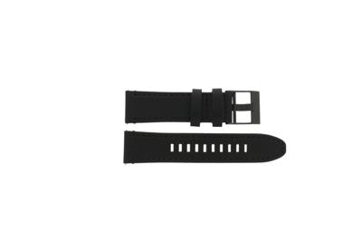 Horlogeband Diesel DZT2016 Leder Zwart 24mm