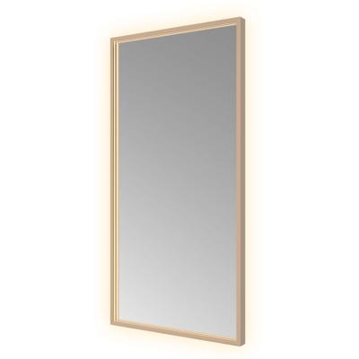 Spiegel Hotbath &MORE 80x50 cm LED-Verlichting Spiegelverwarming Rechthoek Geborsteld Koper PVD