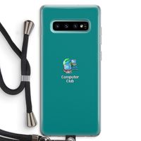Win98: Samsung Galaxy S10 Plus Transparant Hoesje met koord