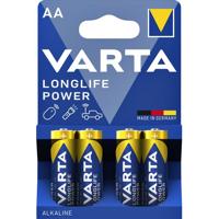 Batterij Varta Longlife Power 4x AA