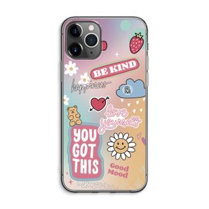Positivity: iPhone 11 Pro Max Transparant Hoesje