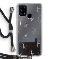 Dancing #3: Samsung Galaxy M31 Transparant Hoesje met koord