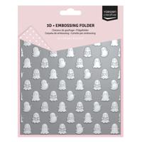 Vaessen Creative • embossing folder spookjes 15x15cm 1st.