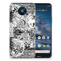 Silicone Back Case Nokia 8.3 Skulls Angel - thumbnail