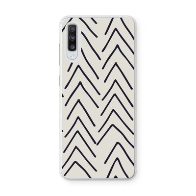 Marrakech Arrows: Samsung Galaxy A70 Transparant Hoesje