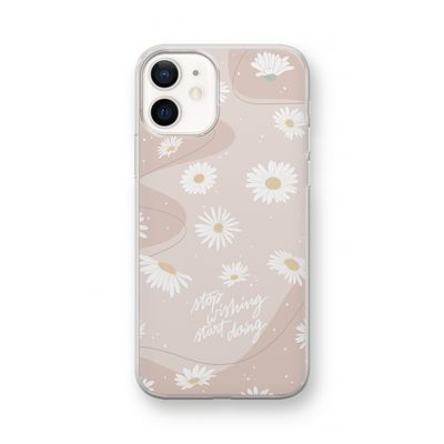 Daydreaming becomes reality: iPhone 12 mini Transparant Hoesje
