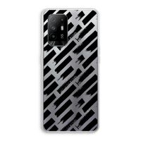 Zwarte vegen: Oppo A95 5G Transparant Hoesje