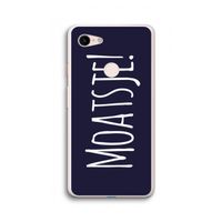 Moatsje!: Google Pixel 3 XL Transparant Hoesje