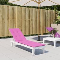 VidaXL Terrasstoelkussen oxford stof roze