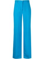 Alberta Ferretti pantalon de tailleur à coupe droite - Bleu - thumbnail